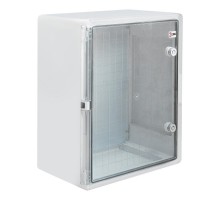 Щит с монтажной панелью пластиковый ЩМП-П 500х400х180мм прозрачная дверь УХЛ1, IP65, IK10  Б0052357  ЭРА