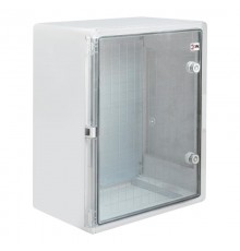 Щит с монтажной панелью пластиковый ЩМП-П 500х400х180мм прозрачная дверь УХЛ1, IP65, IK10  Б0052357  ЭРА