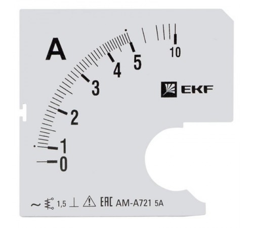 Шкала сменная для A721 5/5А-1,5 EKF PROxima  s-a721-5  EKF
