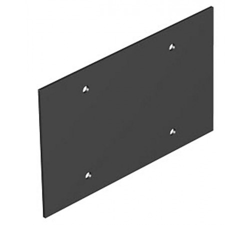 Крышка глухая для напольного бокса Telitank 142x88 мм (ПВХ,черный) (T12L P02S 9011)  7408116  OBO Bettermann