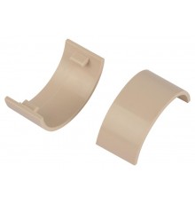 Соединитель  C-KK-20-12-B на стык для полукруглого кабель-канала бежевый 20х12мм 2шт/комплект  Б0064902  ЭРА