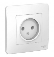 Blanca Белый С/У Розетка без заземления без шторок 16А, 250В  BLNRS000011  SE