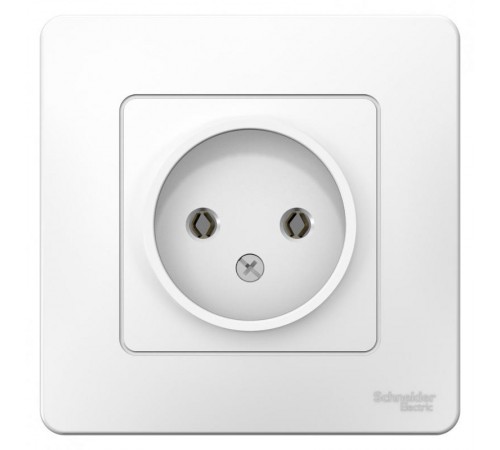 Blanca Белый С/У Розетка без заземления без шторок 16А, 250В  BLNRS000011  SE