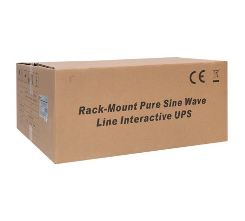 Источник Бесперебойного Питания Линейно-интерактивный E-Power PSW 600 1000 ВА PROxima, для монтажа в стойку, c АКБ 2 х 12В_9 Ач  PSW-615-RTB  EKF