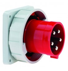 Вилка встраиваемая прямая 125A 5p(3р+N+PЕ) 6h 400V IP67 2876 120х120 I 2876-Bals I Bals