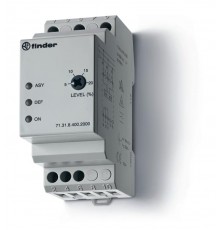 Контрольное реле для 3-фазных сетей; обрыв/чередование/асимметрия фаз; настраиваемые диапазоны; выход 1CO 10А  713184002000  Finder