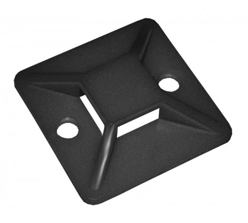 Площадка самоклеящаяся 40х40 черная под хомуты (100шт)   UHP31-40-100  IEK