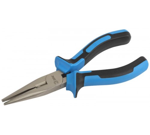 Тонкогубцы 160 мм с длинным носом двухкомпонентные рукоятки  Б0055915  ЭРА