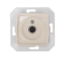 DEA Розетка TV Проходная с/у мех. Беж  KR-78-0251  Kranz