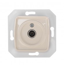 DEA Розетка TV Проходная с/у мех. Беж  KR-78-0251  Kranz