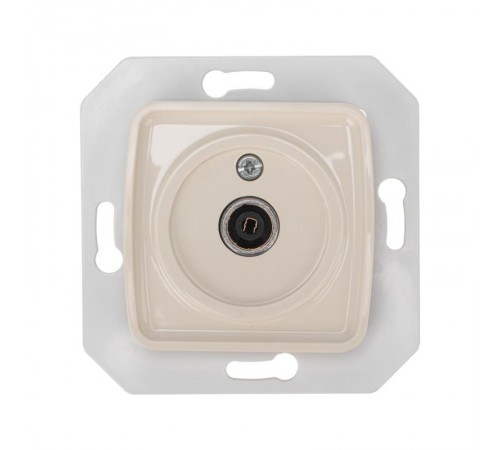 DEA Розетка TV Проходная с/у мех. Беж  KR-78-0251  Kranz