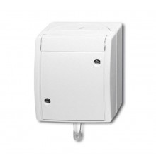 Выключатель жалюзи, без фиксации, для открытого монтажа, IP44, серия ocean, цвет серый/сине-зелёный  1442-0-0469   2CKA001442A0469  ABB