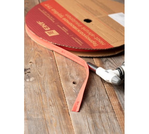 Термоусаживаемая трубка ТУТ нг 12/6 красная EKF PROxima  tut-12-r  EKF