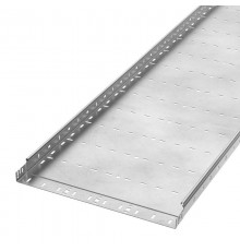 Лоток перфорированный Профи INOX (AISI 304) 500х50x3000 (1,5 мм) (6 м/уп)  PR16.13296  Промрукав