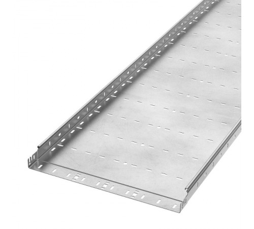 Лоток перфорированный Профи INOX (AISI 304) 500х50x3000 (2,0 мм) (6 м/уп)  PR16.13422  Промрукав