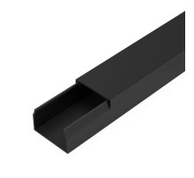 Кабель-канал черный 2-й замок в п/э 25х16 мм (50 м/уп) Промрукав  PR03.0212  Промрукав