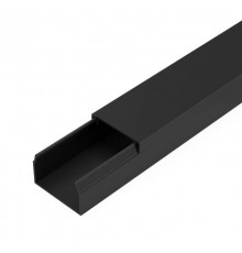 Кабель-канал черный 2-й замок в п/э 25х16 мм (50 м/уп) Промрукав  PR03.0212  Промрукав