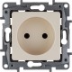 Etika Слоновая кость Розетка без заземления, винтовые клеммы  672320  Legrand