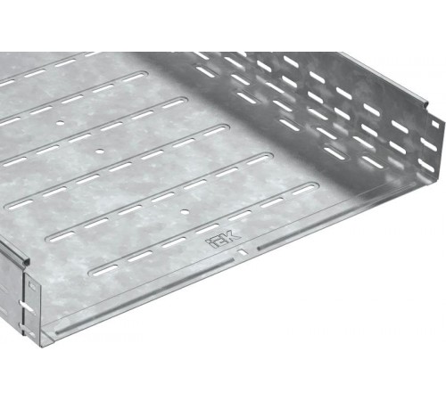 ESCA Лоток перфорированный 100х500х3000 HDZ  CLP10-100-500-3-M-HDZ  IEK