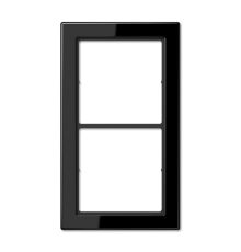 Рамка 2-кратная; черная FD982SW Jung