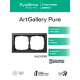 ArtGalery Pure Оникс Рамка 2-постовая , металл  GAL312302  SE