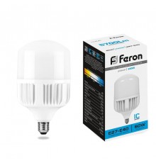 Лампа светодиодная промышленная LB-65 (60W) 230V E27-E40 6400K NEW  25782  FERON