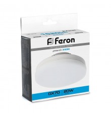 Лампа cветодиодная, (20W) 230V GX70 6400K, LB-473  48308  FERON