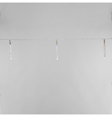 Гирлянда "Тающие сосульки" светодиодная, 4шт х 20см, шаг 50см, 24 В (с трансформатором) белые светодиоды  256-317-6  NEON-NIGHT