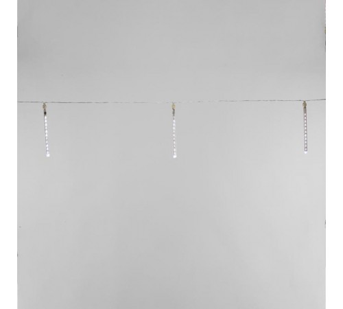 Гирлянда "Тающие сосульки" светодиодная, 4шт х 20см, шаг 50см, 24 В (с трансформатором) белые светодиоды  256-317-6  NEON-NIGHT