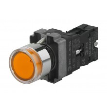 Кнопка управления LAY5-BW3561 с подсветкой желтый 1з (20/200/5000)  Б0045662  ЭРА
