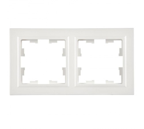 BRITE Рамка 2-ая РУ-2-БрБ белый  BR-M22-K01  IEK