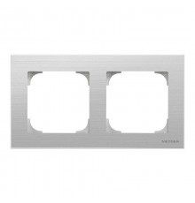 Рамка 2-постовая, серия SKY, цвет нержавеющая сталь2CLA857200A1401 ABB
