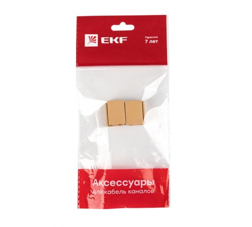 Соединитель (15х10) (4 шт) Plast EKF PROxima   под светлое дерево    conl-15-10x4   EKF 