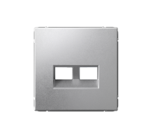 ArtGallery Алюминий Накладка двойная для информационных функций типа Keystone  GAL000390  SE