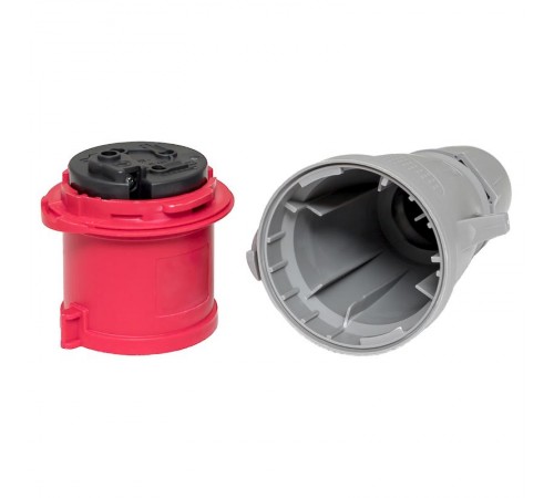 Вилка переносная 024 3Р+РЕ 32А 380В IP44 EKF PROXIMA  ps-024-32-380-PRO  EKF