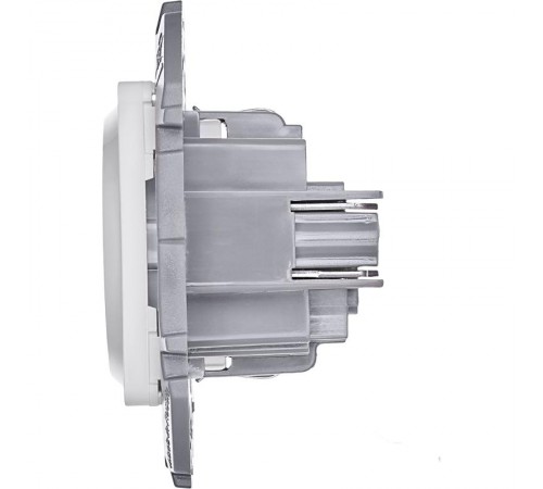 Inspiria Белый Розетка с заземлением С/У со шторками 16А без рамки  673730  Legrand