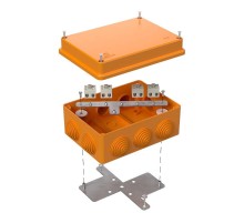 Коробка огнестойкая для о/п 40-0310-FR1.5-8 Е15-Е120 150х110х70 IP55  8p, 1.5 мм.кв. 40-0310-FR1.5-8  Промрукав