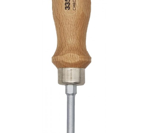 Отвертка с деревянной рукояткой ударная SL 3,5Х0,6  33503590  Felo