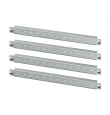 Горизонтальные дверные рейки для навесных корпусов, ширина правой створки двустворчатой двери 400 мм, 4 шт.  R5STPE40-2  DKC