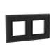 Рамка из натурального стекла, "Avanti", черная, 4 модуля  4402824  DKC