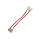 Набор коннекторов Basic для LED-ленты 3528/3014/2835 12V 8mm IP20 2 клипсы с проводом 1/850  BT432  Gauss