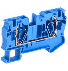 Клемма пружинная КПИ 2в-6 52А синий   YZN11-006-K07  IEK 