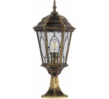 Светильник садово-парковый PL154 60W 230V E27 240*240*550мм черное золото (большой, на постамент 0,54М)  11322  FERON