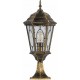 Светильник садово-парковый PL154 60W 230V E27 240*240*550мм черное золото (большой, на постамент 0,54М)  11322  FERON