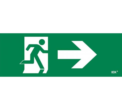 Этикетка самоклеящаяся  280х100мм "Фигура/стр. вправо"   LPC10-1-28-10-FNAPR  IEK