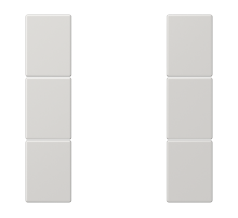 комплект накладок 3гр светло-серый LS503TSALG Jung