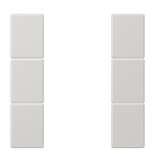 комплект накладок 3гр светло-серый LS503TSALG Jung