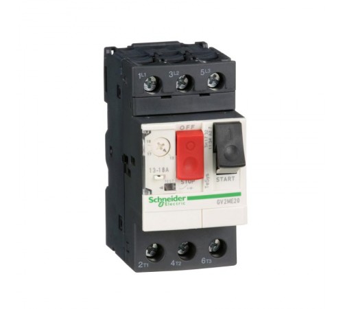 АВТОМАТИЧЕСКИЙ ВЫКЛЮЧАТЕЛЬ С КОМБИНИРОВАННЫМ РАСЦЕПИТЕЛЕМ 13-18А  GV2ME20  Schneider Electric