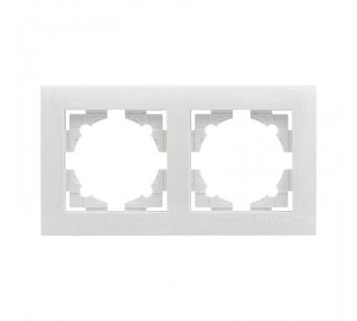 Валенсия рамка 2-местная белая EKF PROxima   EWM-G-302-10   EKF