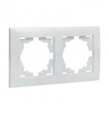 Валенсия рамка 2-местная белая EKF PROxima   EWM-G-302-10   EKF